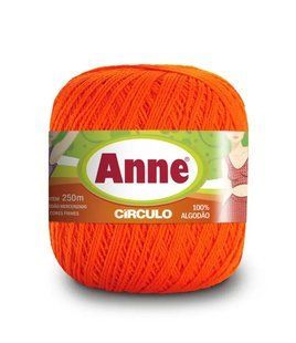 4445 ANNE пряжа (100%мерс.бавовна, 74гр. 250м), жовтогарячий 1076110 фото