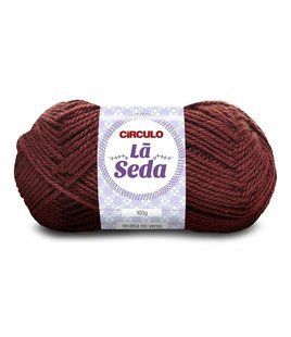 7350 LA SEDA пряжа (70% акрил 30% вовна, 100гр. 166м. ), коричневий 1075422 фото