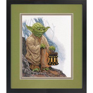70-35392 Набір для вишивання нитками Зоряні Війни Йоду Star Wars Yoda Dimensions 1071418 фото
