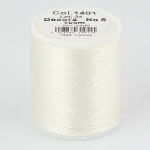 1401/9306 DECORA №6 100% віскозна нитка, 100 м 1062621 фото