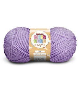 6140 MAIS BEBE SOFT пряжа (74% акрил, 26% віскоза, 100гр. 322м ), фіолетовий/бузковий 1076196 фото
