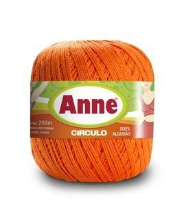 4456 ANNE пряжа (100%мерс.бавовна, 74гр. 250м), жовтогарячий 1076109 фото