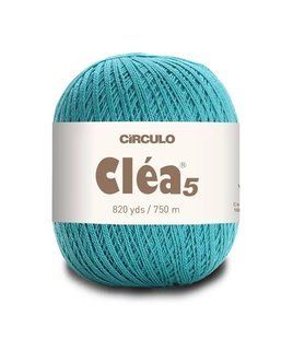 5556 CLEA 5 пряжа(100% мерс.бавовна, 151гр. 750м. ), блакитний 1076272 фото