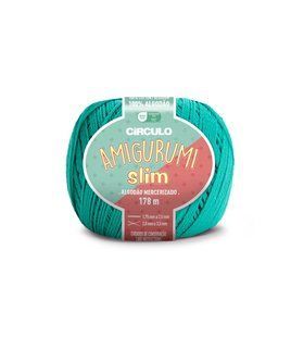 5669 AMIGURUMI SLIM пряжа (100% бавовна мерсерізована,70 г, 178 м), морська волна 1080745 фото